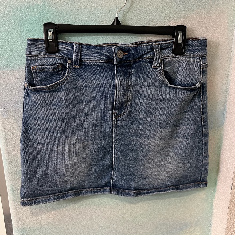 RSQ Blue Jean Short Skirt